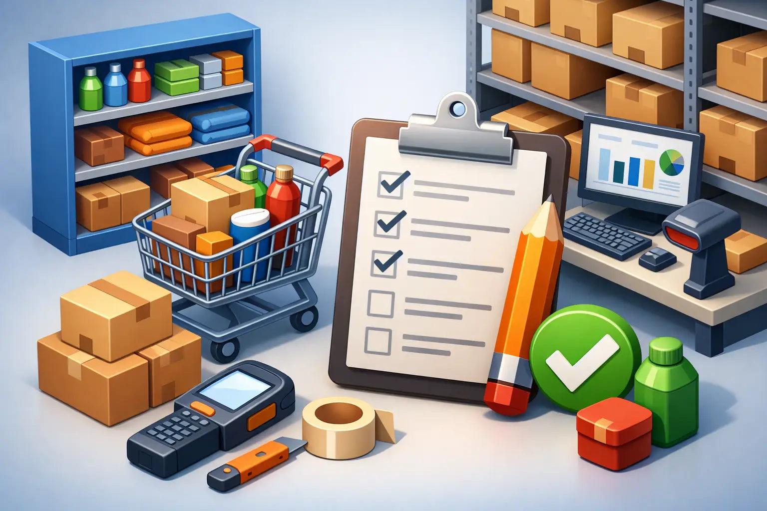 Shop Essential Restocking Checklist