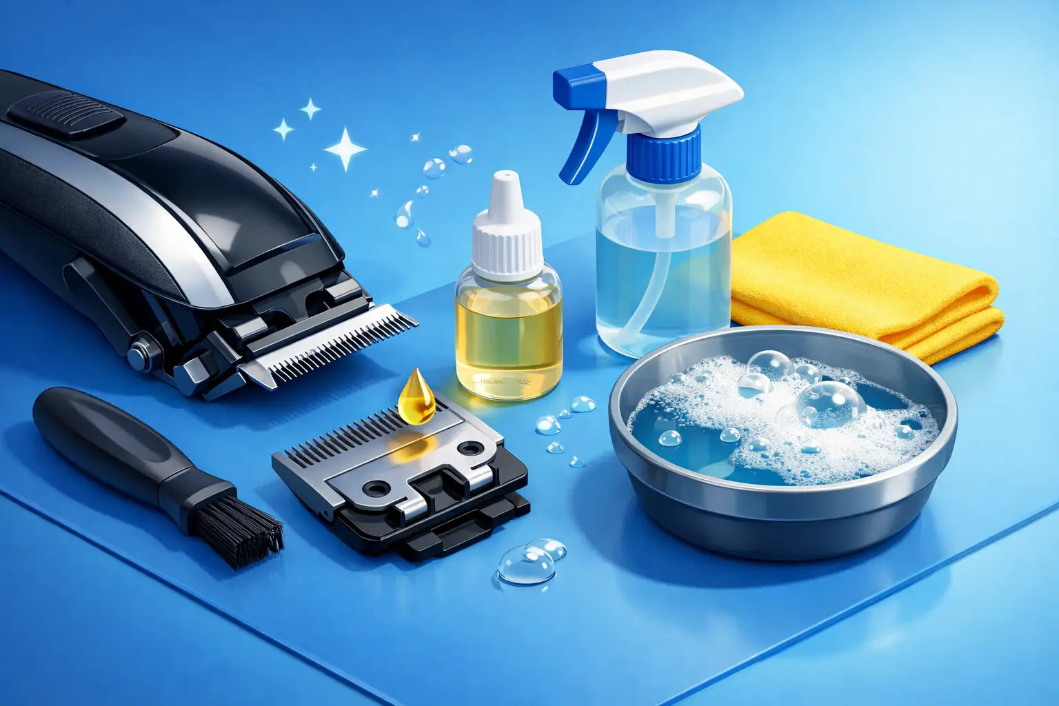 How to Clean Clipper Blades Properly