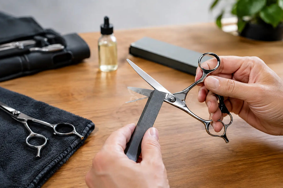 How to Sharpen Barber Shears Without Ruining Them
