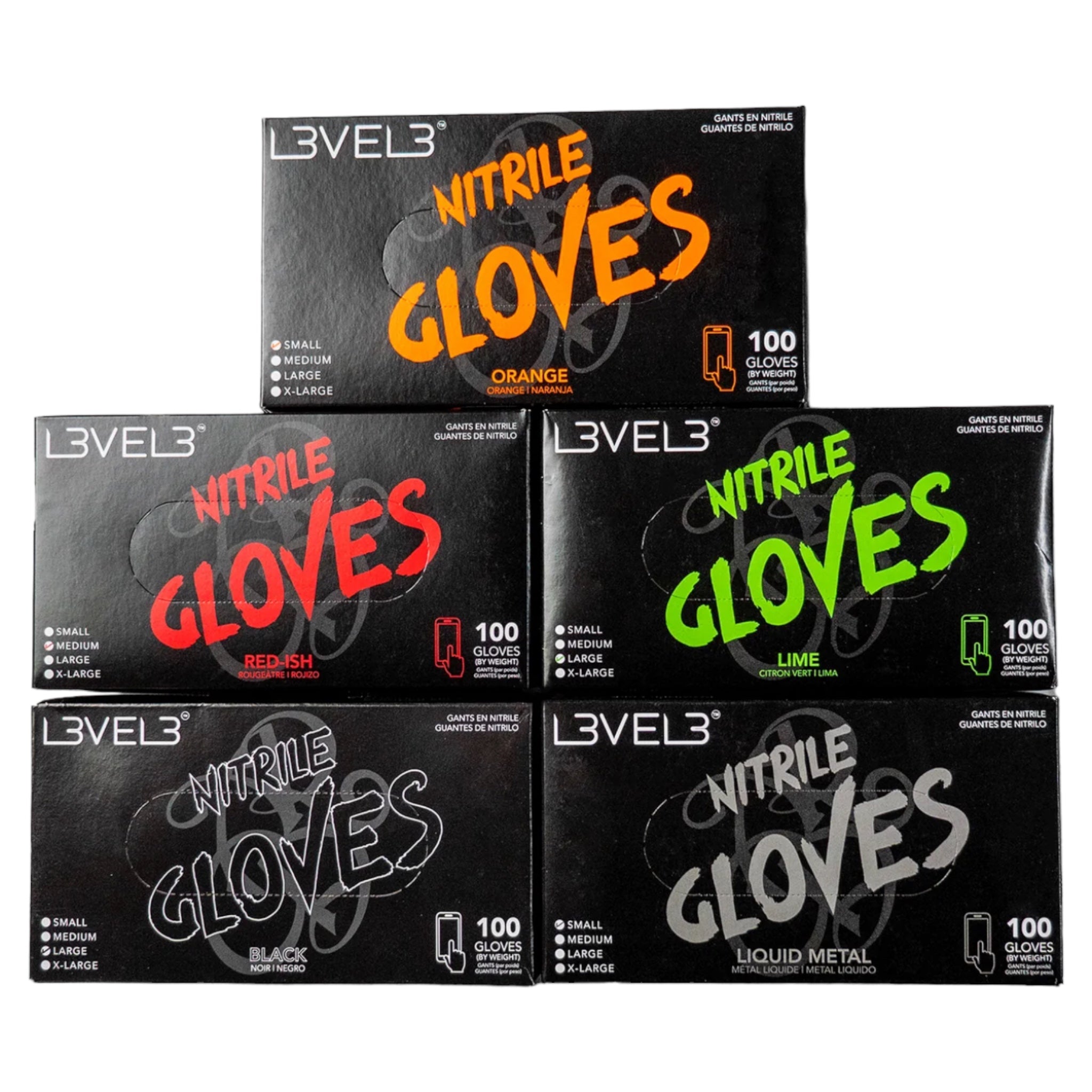 L3VEL3 Professional Nitrile Gloves