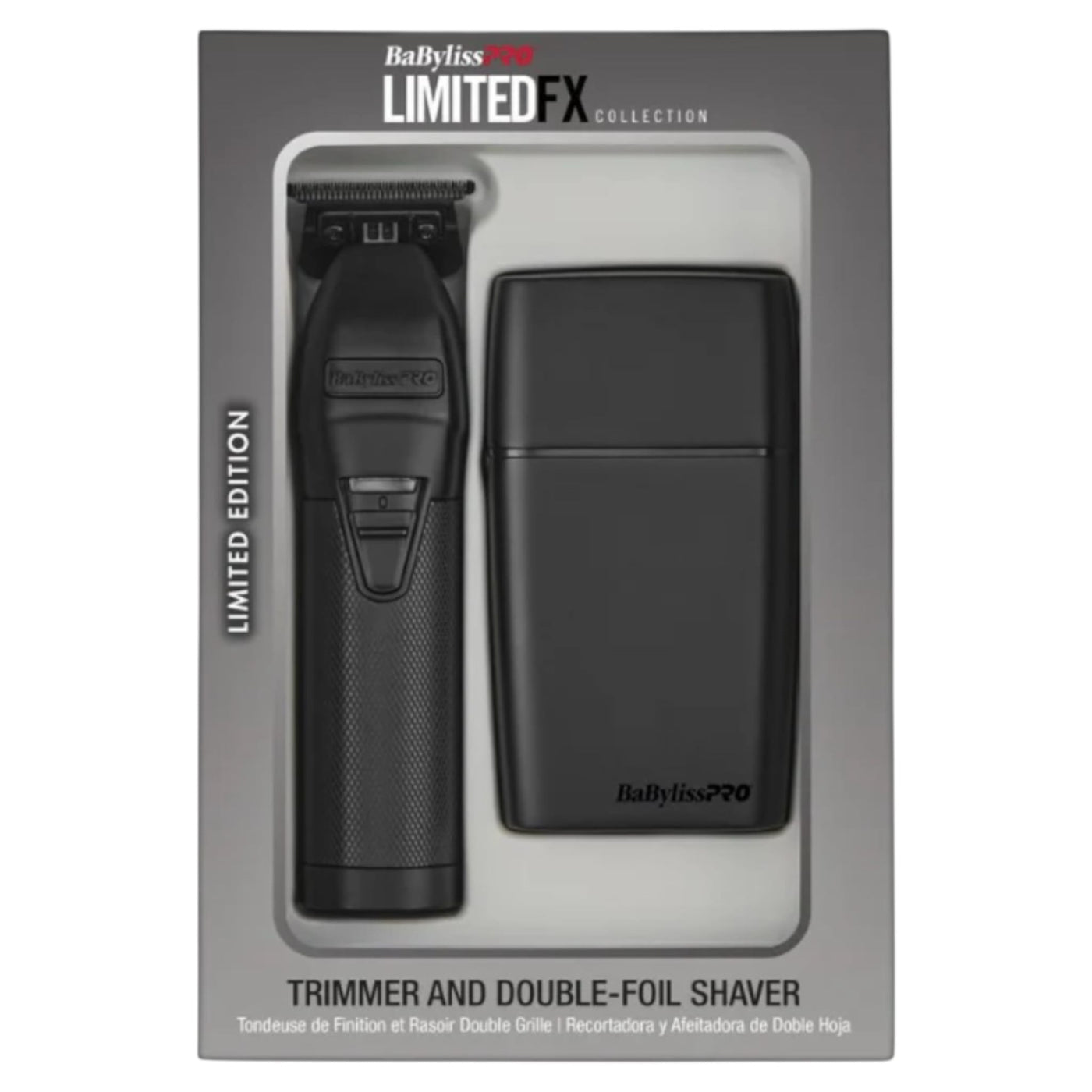 BabylissPro Trimmers and Shaver Combo BaBylissPRO LimitedFX Matte Black Trimmer and Shaver Combo