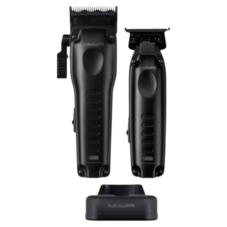 BabylissPro Hair Clippers & Trimmers BaBylissPRO Lo-ProFX Compact Series Clipper + Trimmer Set – Black