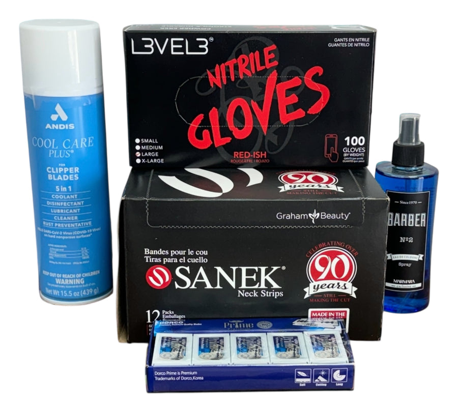 BarberPro Essentials Kit – Sanitation, Performance &amp; Finish in One Bundle