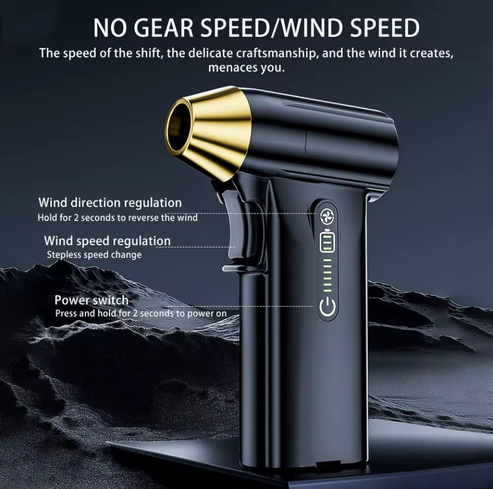 Violent Turbo Fan Air Duster – The Ultimate Mini Jet Blower!
