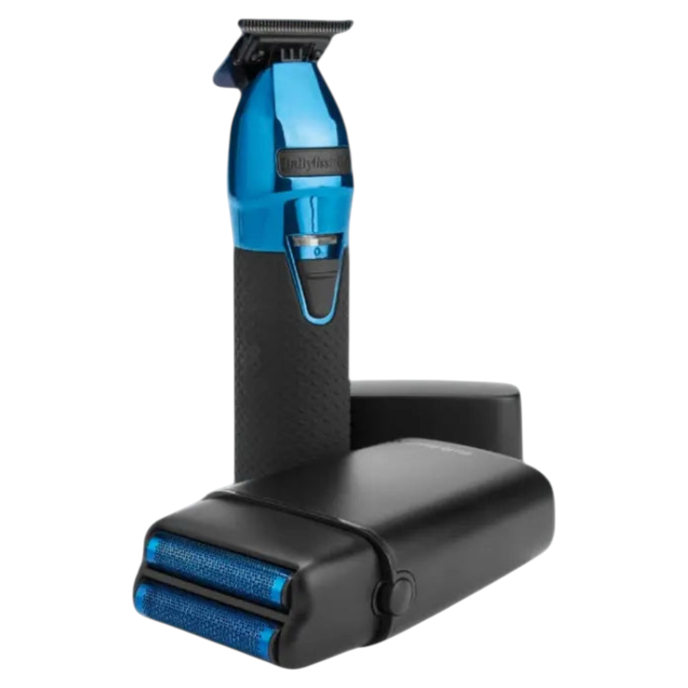 BaBylissPRO LimitedFX Black & Blue Trimmer & Double-Foil Shaver Combo #FXDUOFS2TBL