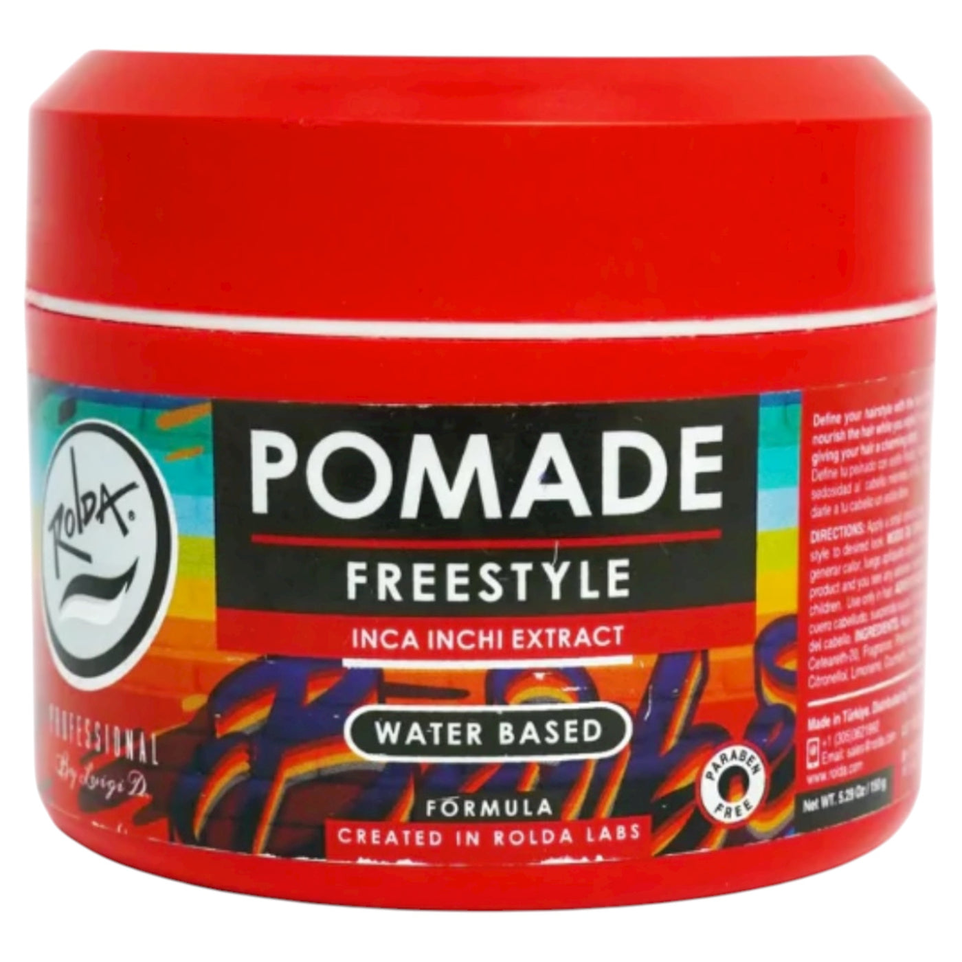 Rolda Freestyle Water Based Pomade 150g (Red)