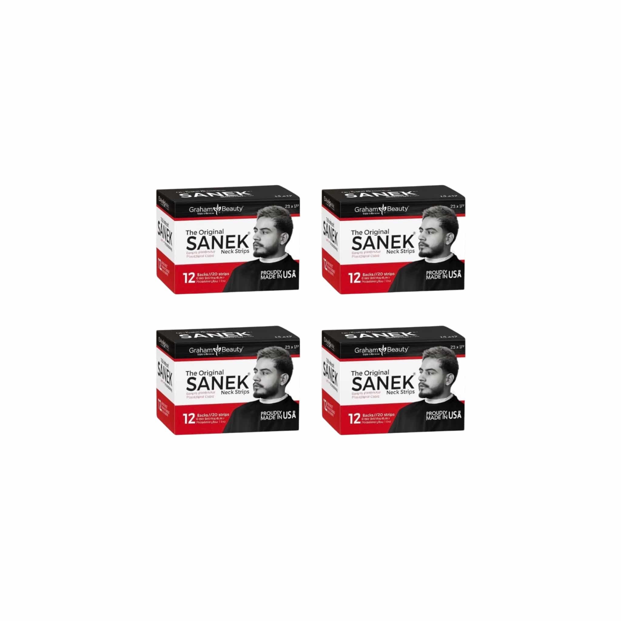 Sanek Neck Strips Graham Sanek Neck Strips 12 Packs with 60 Strips