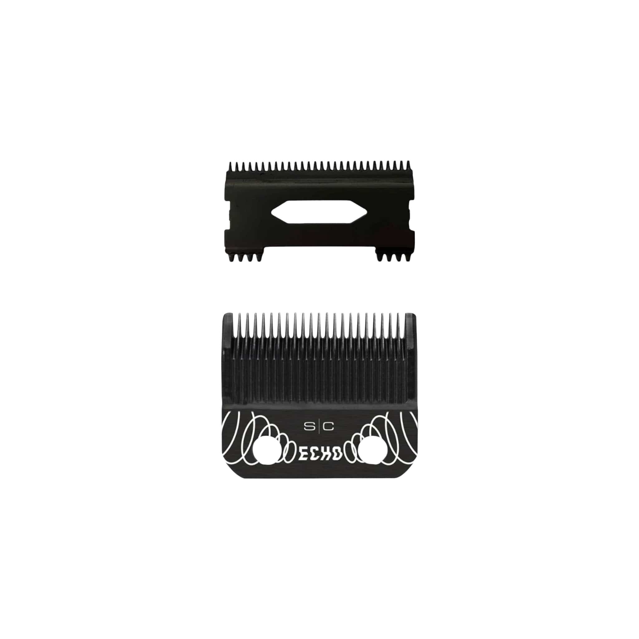 Stylecraft Replacement Clipper Blades StyleCraft Echo Black Diamond DLC Blade + DLC Shallow 2.0 Replacement Blade Set (SC544B)