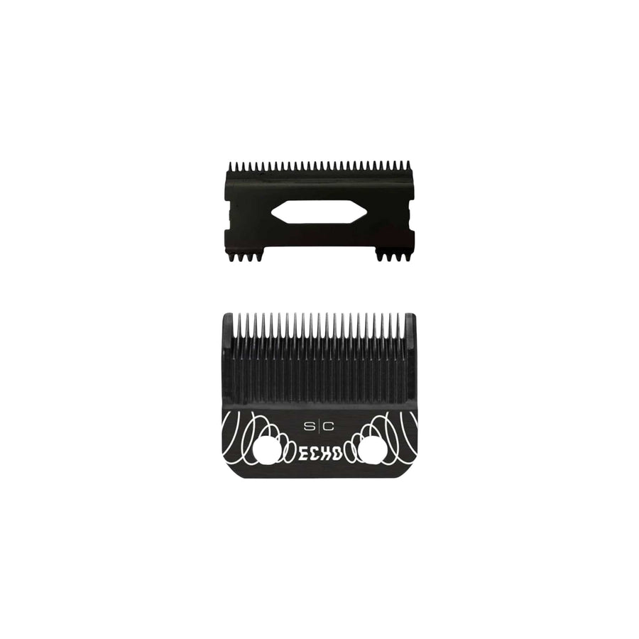 Stylecraft Replacement Clipper Blades StyleCraft Echo Black Diamond DLC Blade + DLC Shallow 2.0 Replacement Blade Set (SC544B)