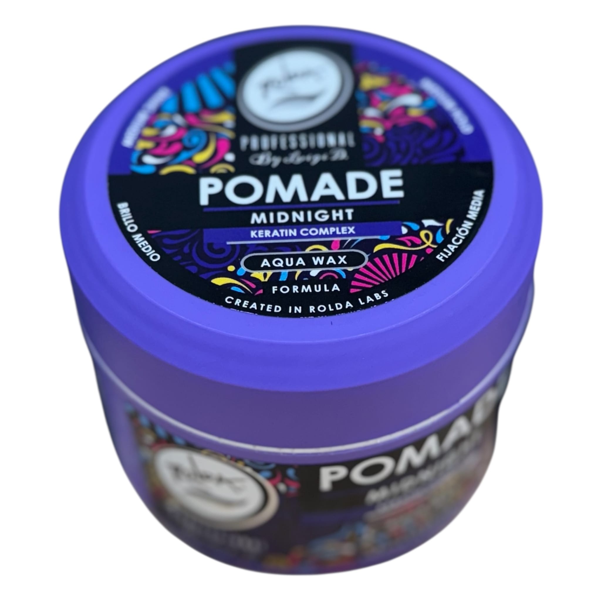 Rolda Professional Pomades and Wax Rolda Midnight Aqua Wax Pomade 150g (Purple)
