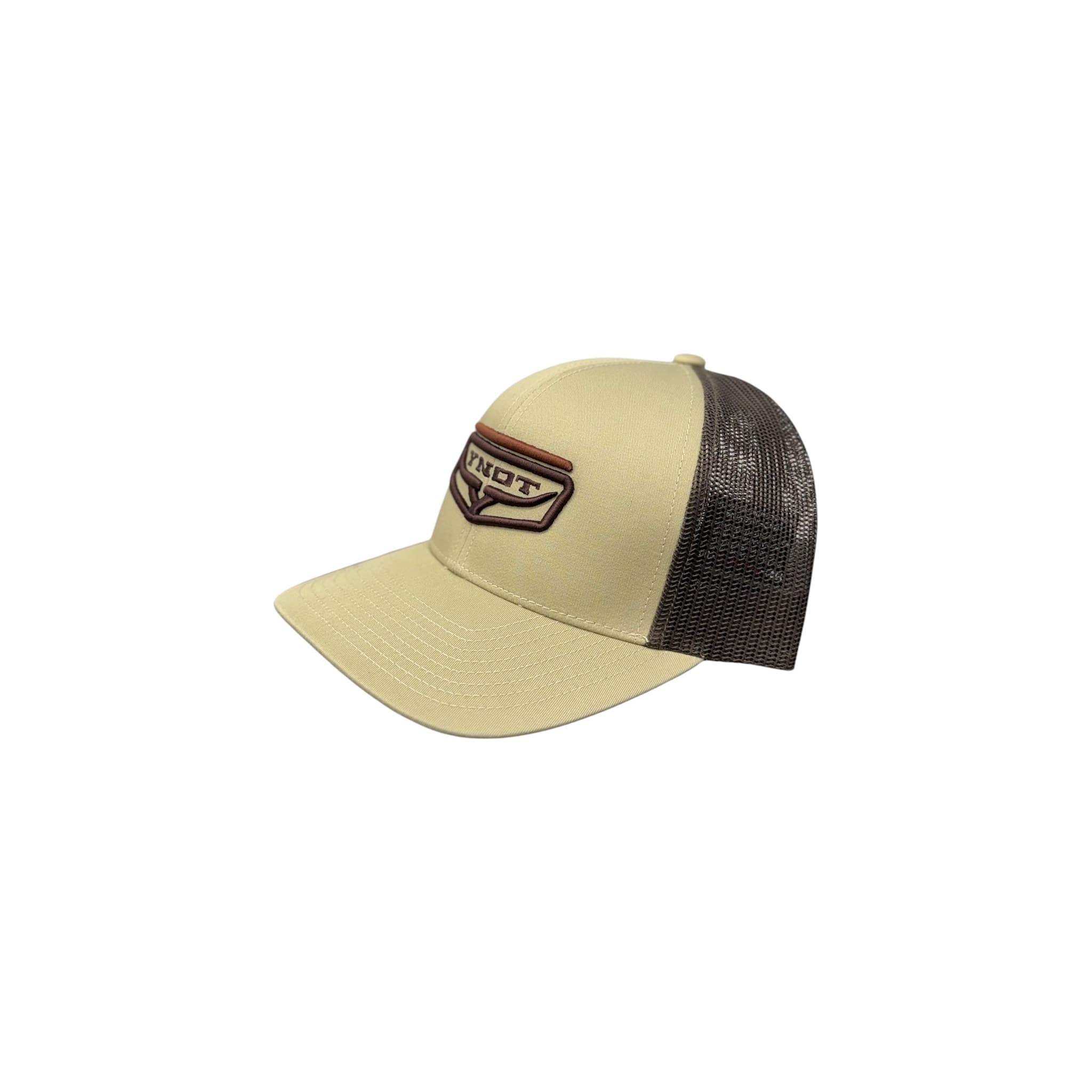 YNOT Lifestyle Brand YNOT Lifestyle Brand YNOT Lifestyle Brand Hat and Apparel - Quality Farmer & Rancher Hats - Western Wear - Logo Tan and Brown