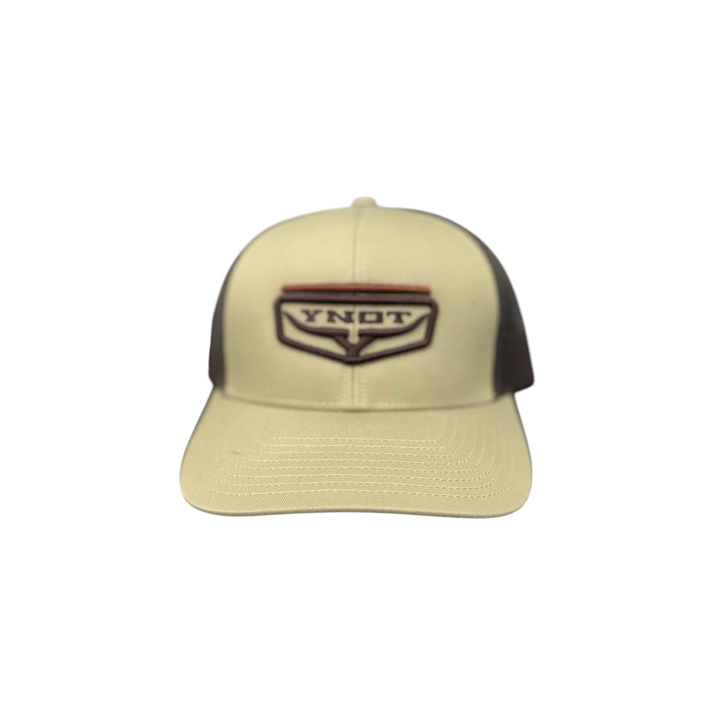 YNOT Lifestyle Brand YNOT Lifestyle Brand YNOT Lifestyle Brand Hat and Apparel - Quality Farmer & Rancher Hats - Western Wear - Logo Tan and Brown