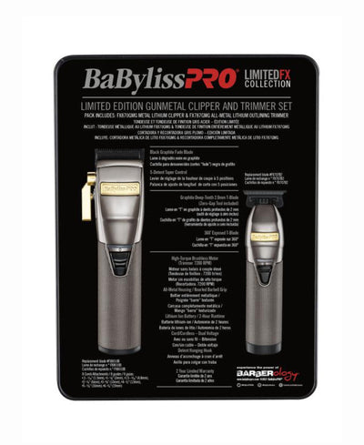 BabylissPro Limited FX Collection Gunmetal Combo